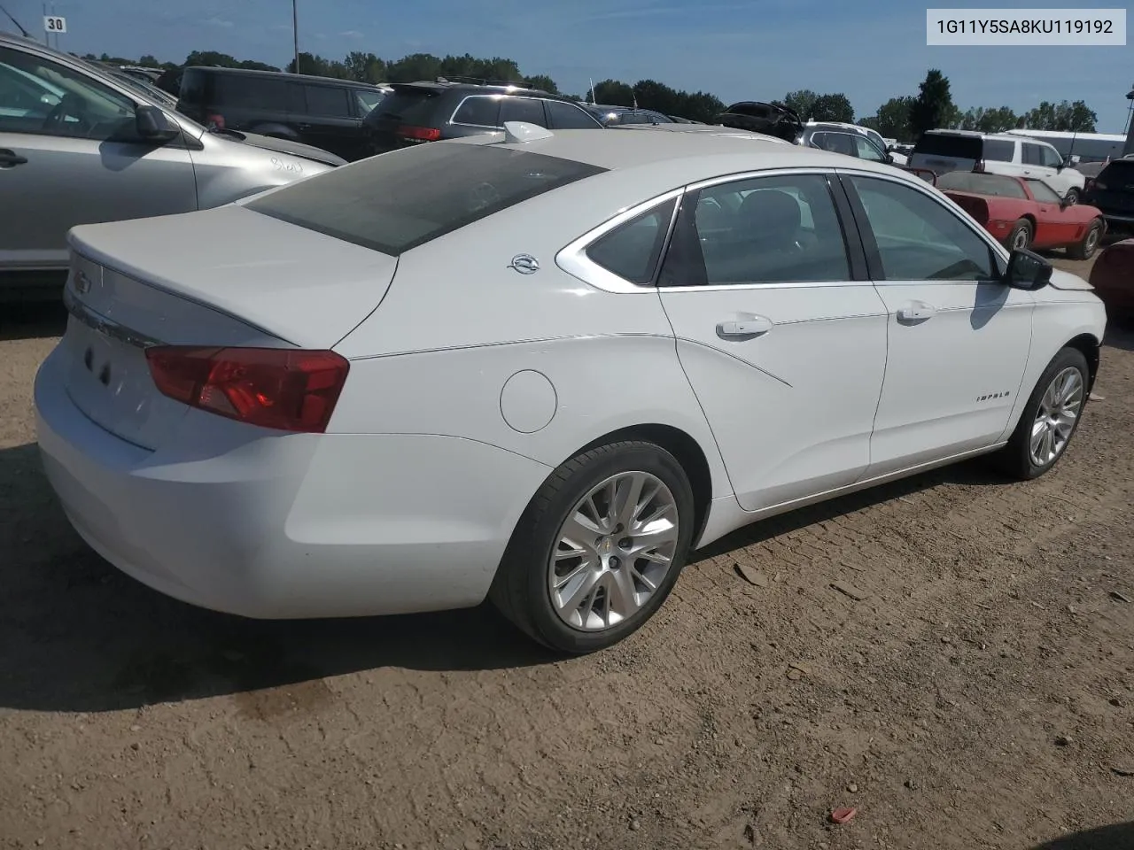 2019 Chevrolet Impala Ls VIN: 1G11Y5SA8KU119192 Lot: 70630064