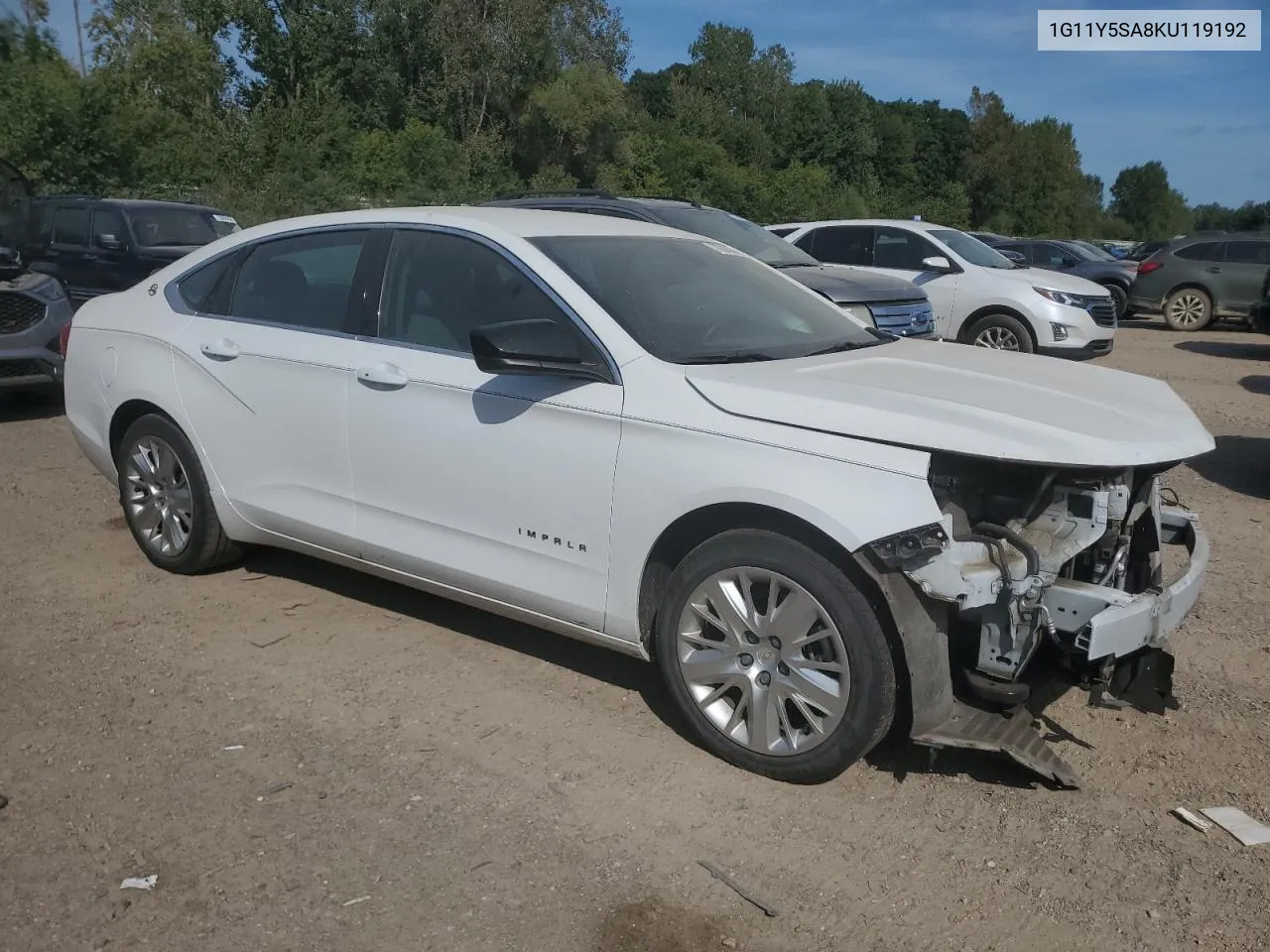 1G11Y5SA8KU119192 2019 Chevrolet Impala Ls