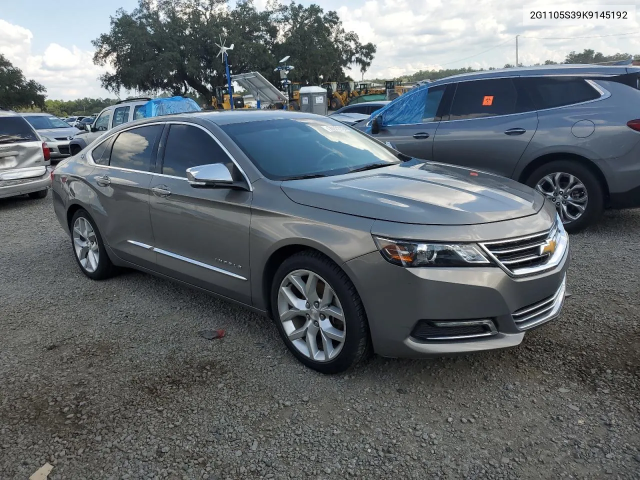 2019 Chevrolet Impala Premier VIN: 2G1105S39K9145192 Lot: 70972724