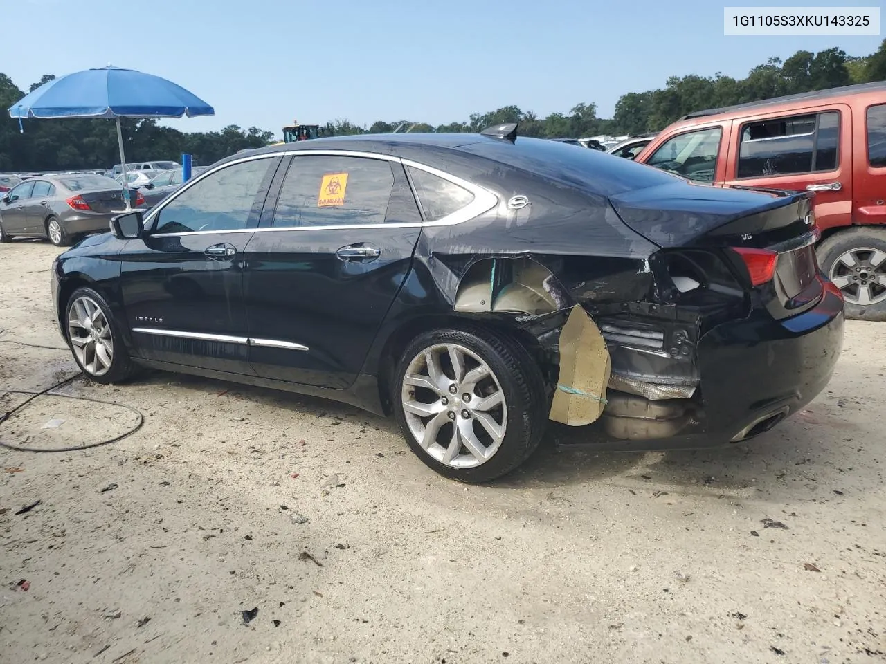 2019 Chevrolet Impala Premier VIN: 1G1105S3XKU143325 Lot: 71299374