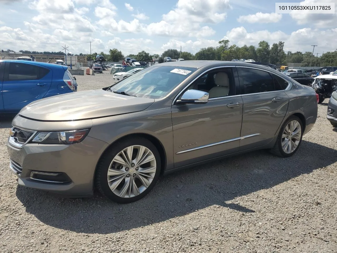 2019 Chevrolet Impala Premier VIN: 1G1105S3XKU117825 Lot: 71677944