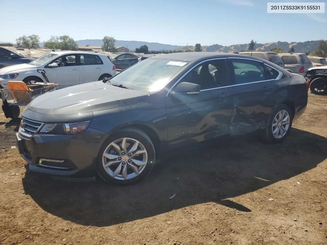 2G11Z5S33K9155531 2019 Chevrolet Impala Lt