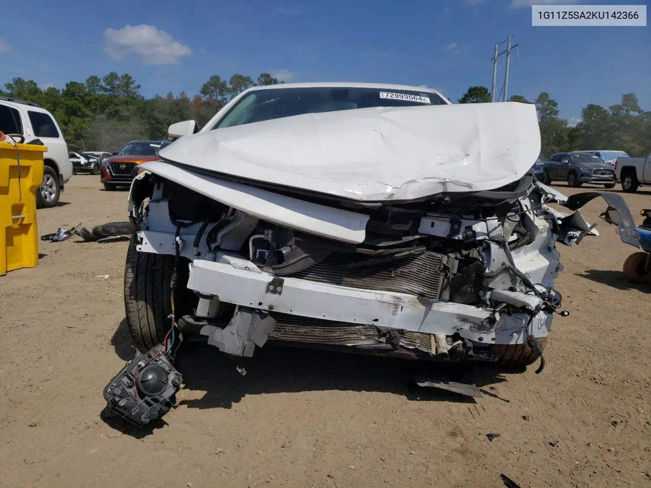 1G11Z5SA2KU142366 2019 Chevrolet Impala Lt