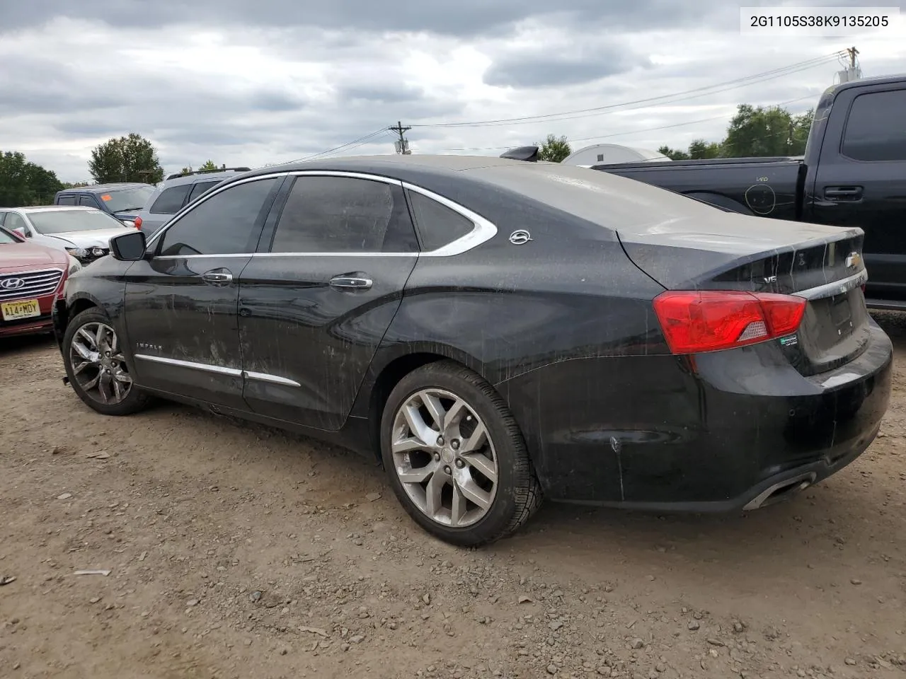 2019 Chevrolet Impala Premier VIN: 2G1105S38K9135205 Lot: 73595514