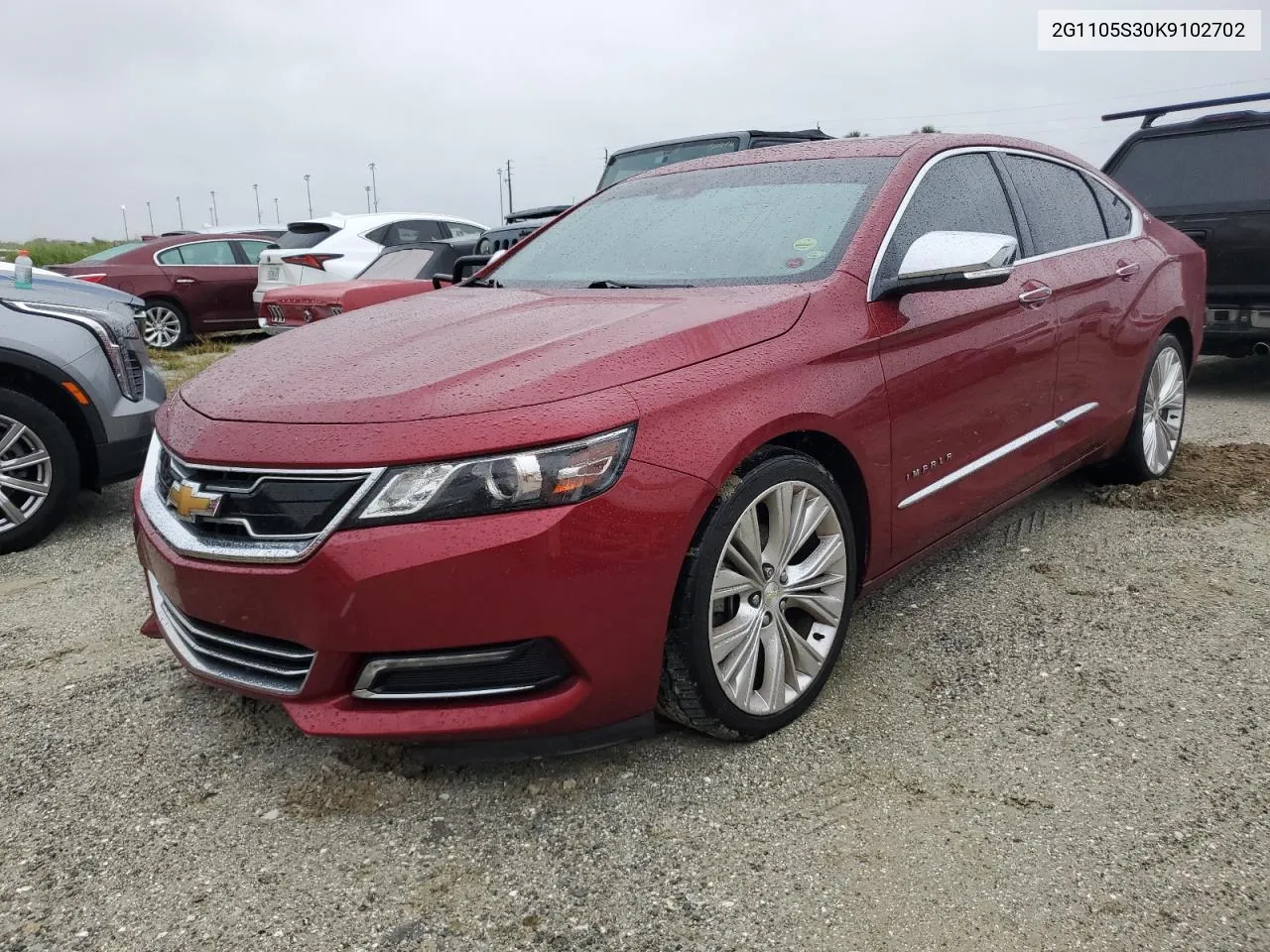 2019 Chevrolet Impala Premier VIN: 2G1105S30K9102702 Lot: 75084674