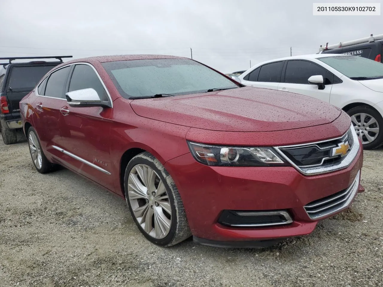 2019 Chevrolet Impala Premier VIN: 2G1105S30K9102702 Lot: 75084674