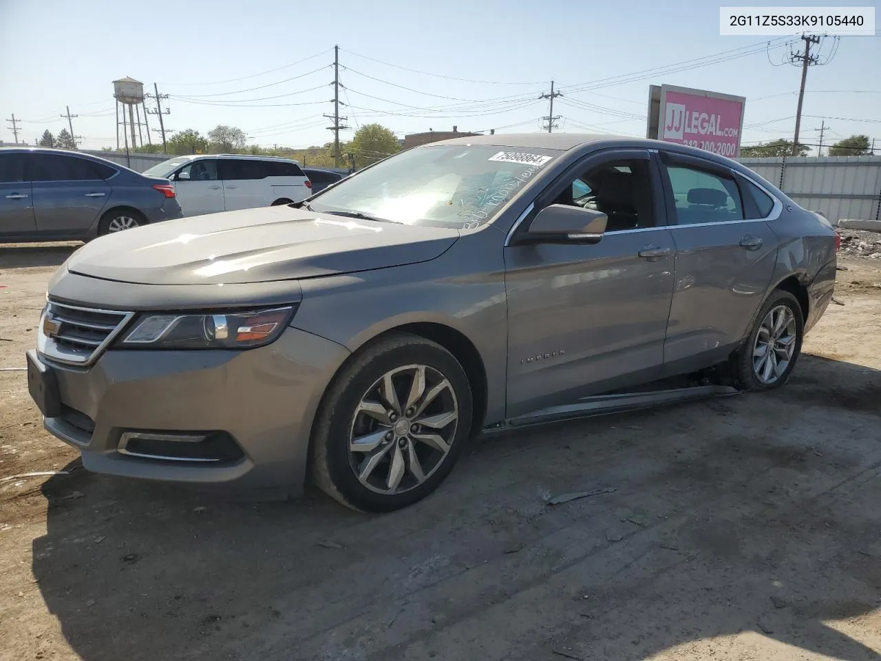 2019 Chevrolet Impala Lt VIN: 2G11Z5S33K9105440 Lot: 75098864