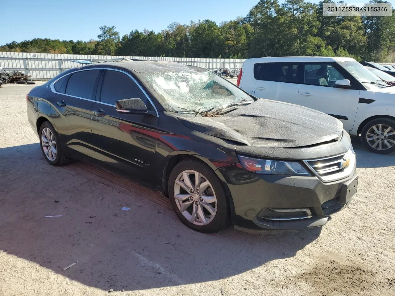 2019 Chevrolet Impala Lt VIN: 2G11Z5S38K9155346 Lot: 75565684