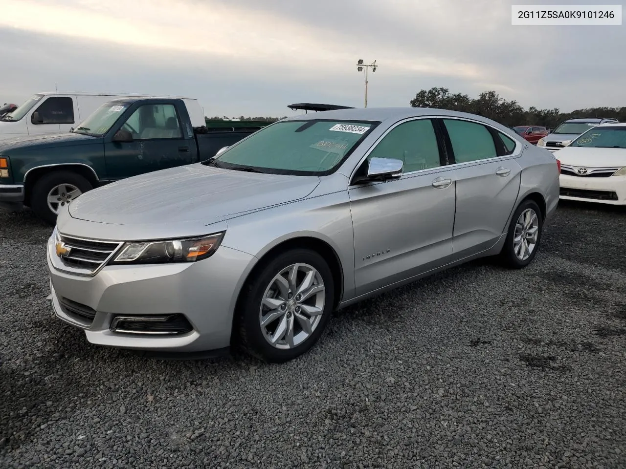 2019 Chevrolet Impala Lt VIN: 2G11Z5SA0K9101246 Lot: 75938234