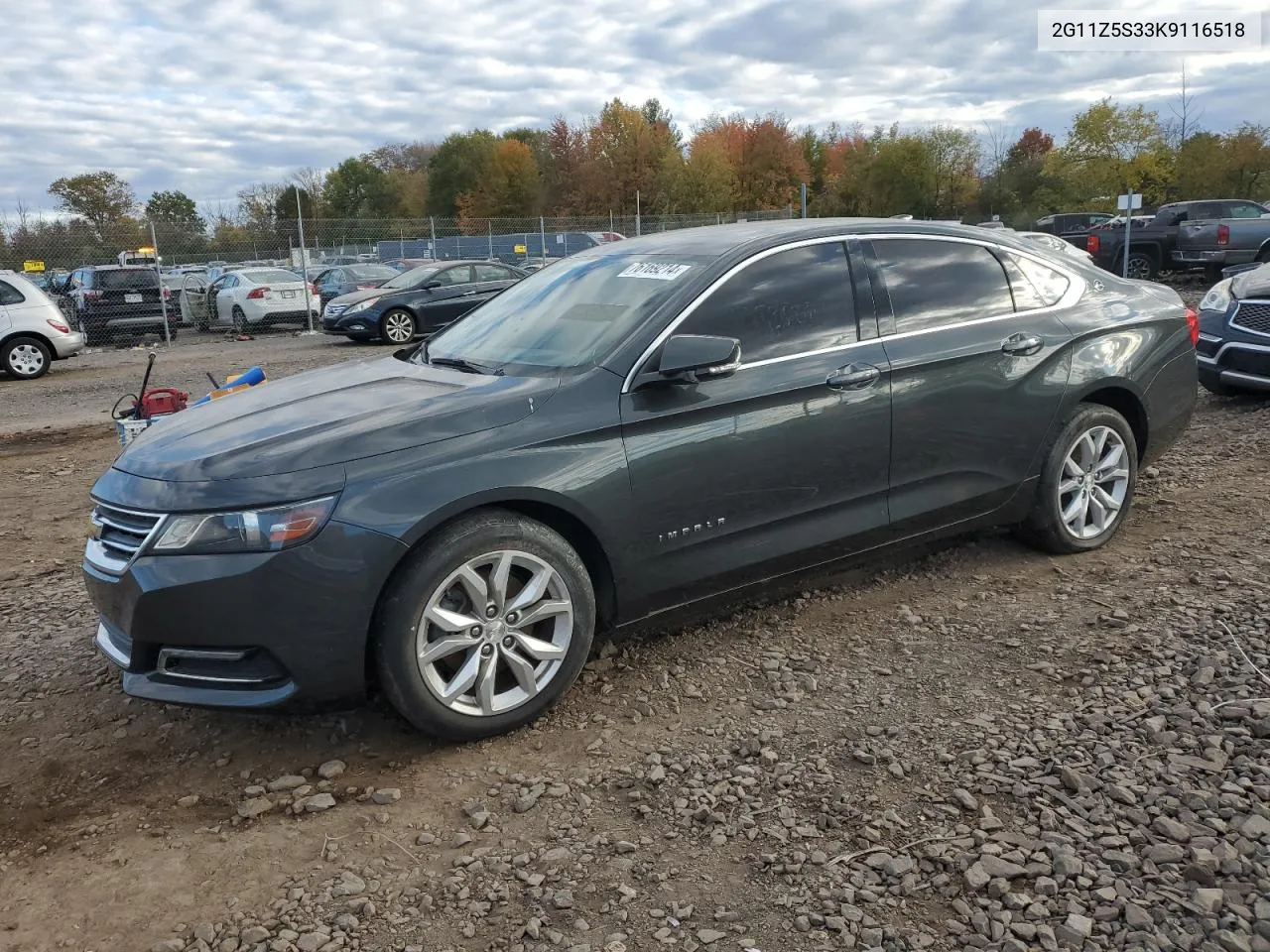 2019 Chevrolet Impala Lt VIN: 2G11Z5S33K9116518 Lot: 76169214