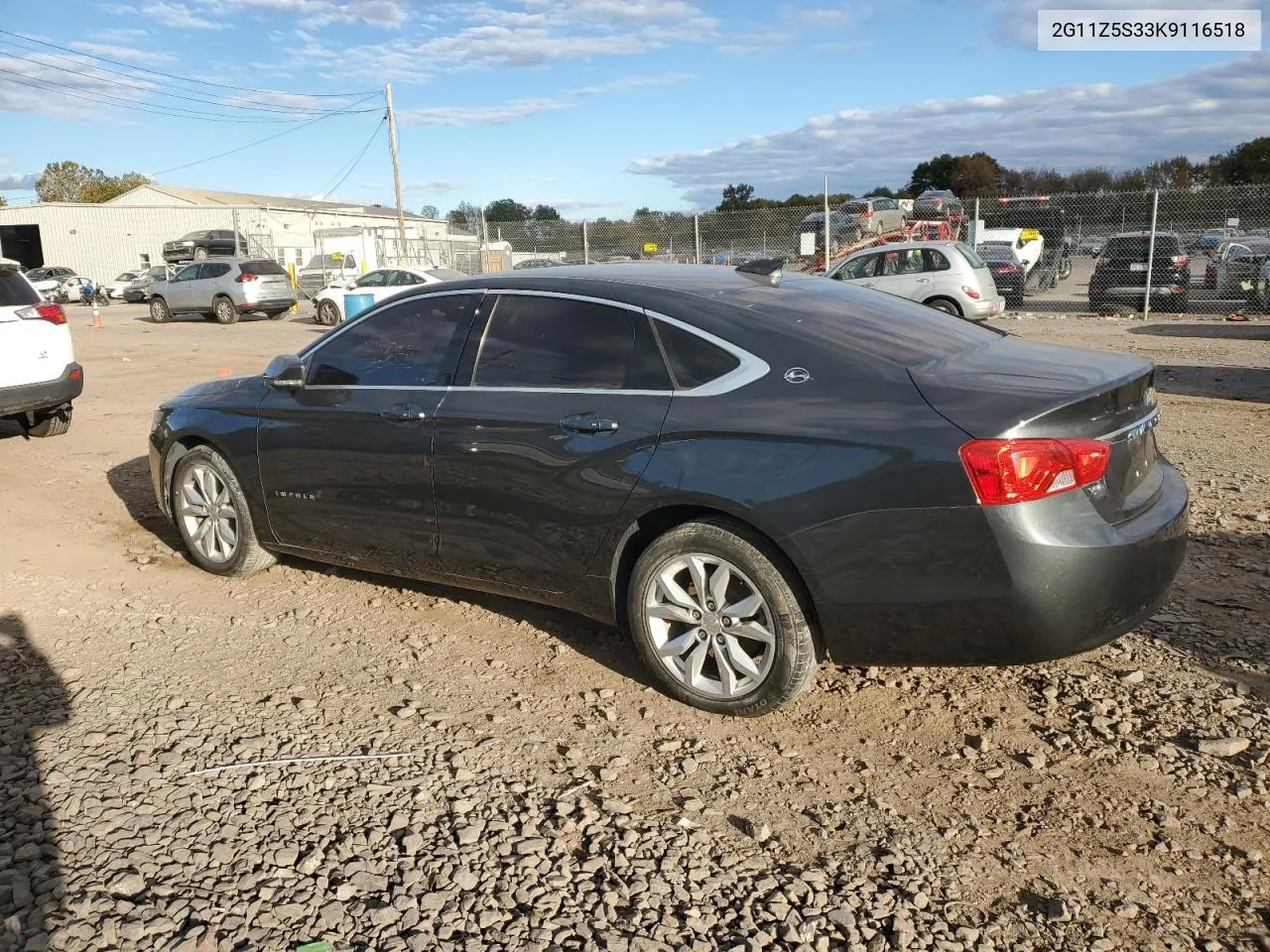 2019 Chevrolet Impala Lt VIN: 2G11Z5S33K9116518 Lot: 76169214