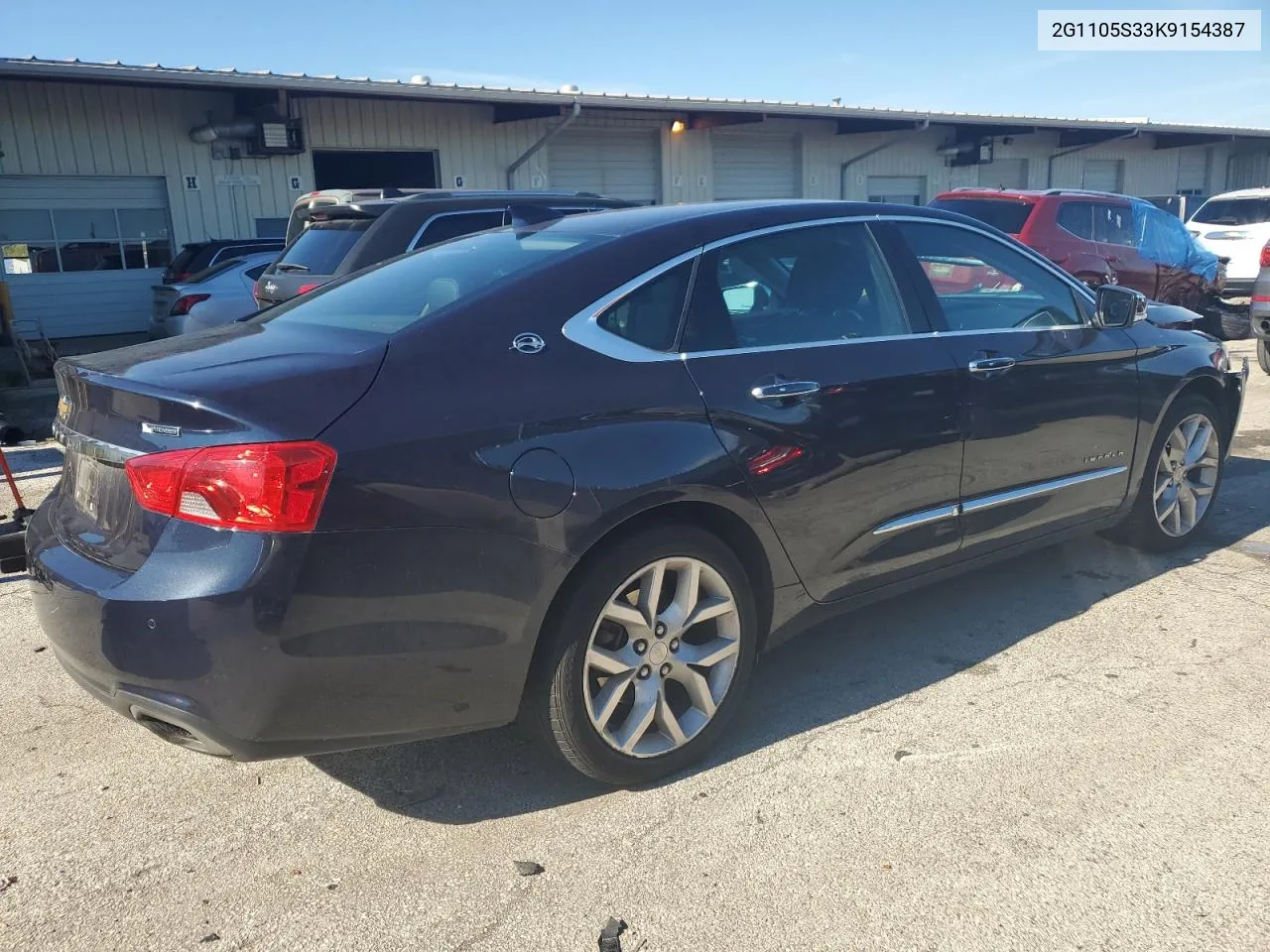 2019 Chevrolet Impala Premier VIN: 2G1105S33K9154387 Lot: 76311324