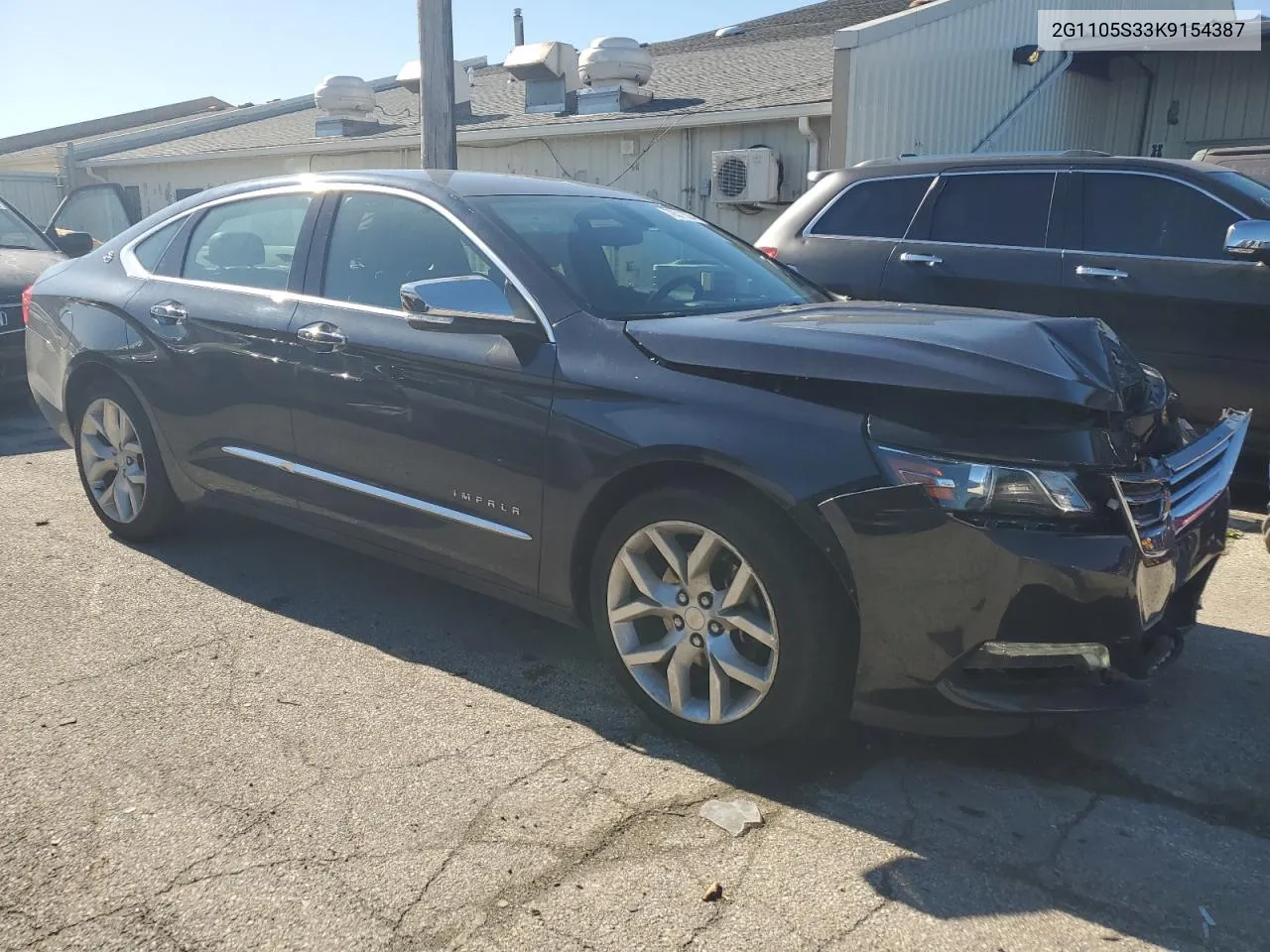 2019 Chevrolet Impala Premier VIN: 2G1105S33K9154387 Lot: 76311324