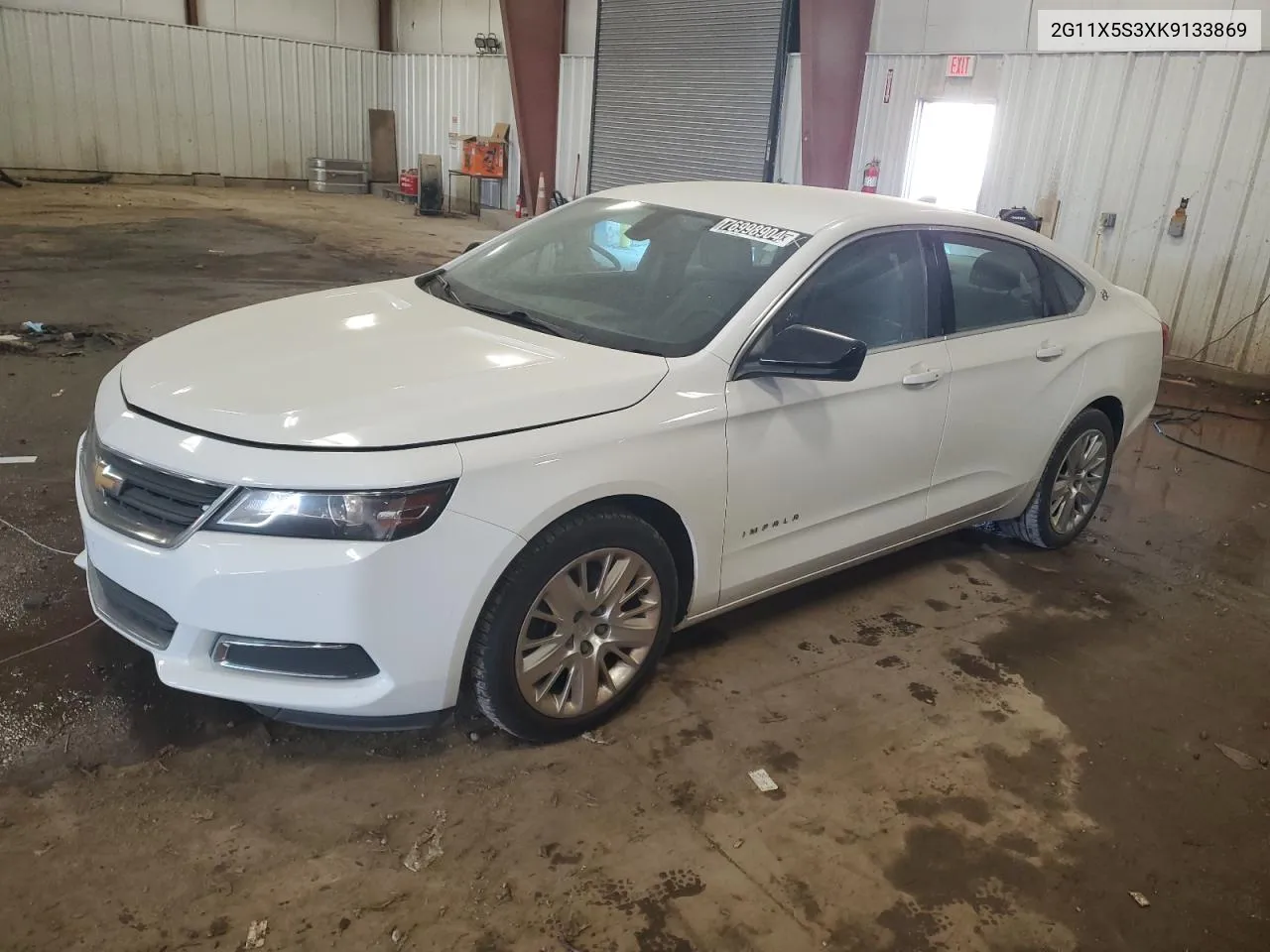 2019 Chevrolet Impala Ls VIN: 2G11X5S3XK9133869 Lot: 76998904