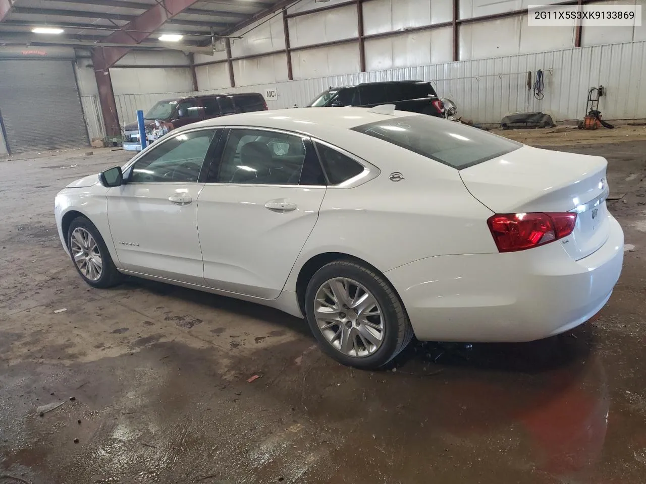 2019 Chevrolet Impala Ls VIN: 2G11X5S3XK9133869 Lot: 76998904