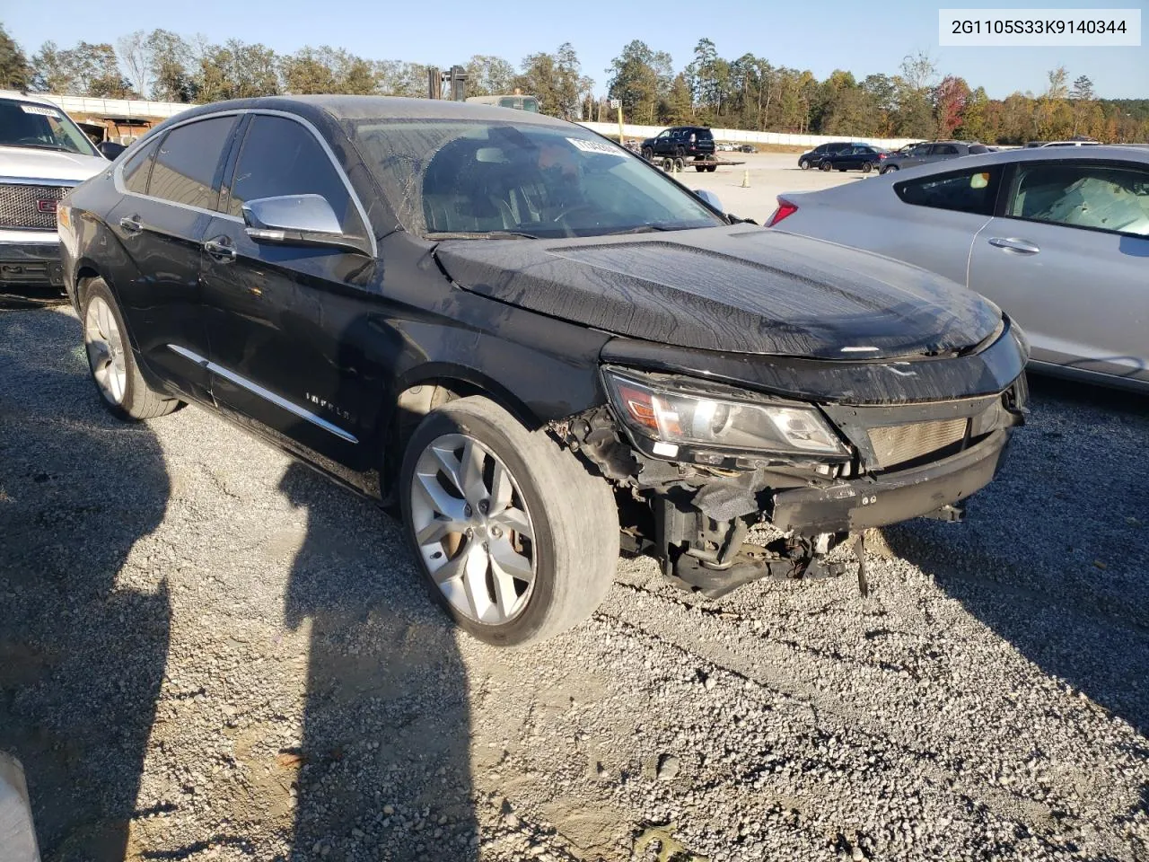 2019 Chevrolet Impala Premier VIN: 2G1105S33K9140344 Lot: 77342804