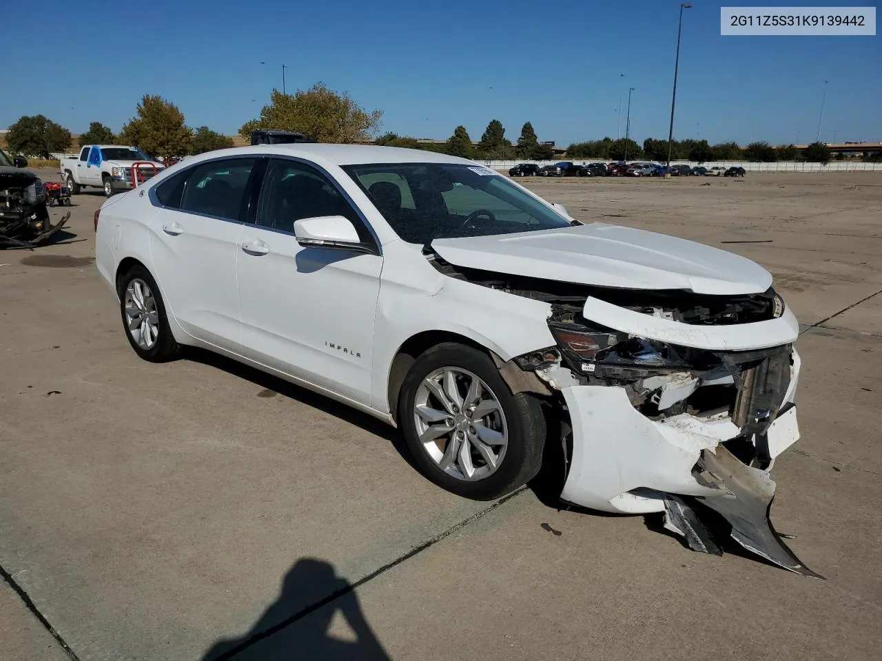 2019 Chevrolet Impala Lt VIN: 2G11Z5S31K9139442 Lot: 77697964