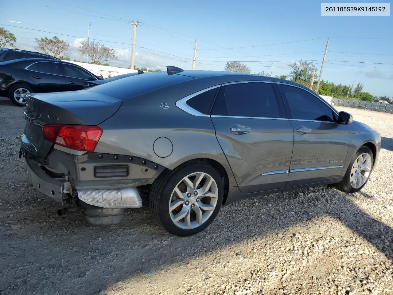 2G1105S39K9145192 2019 Chevrolet Impala Premier