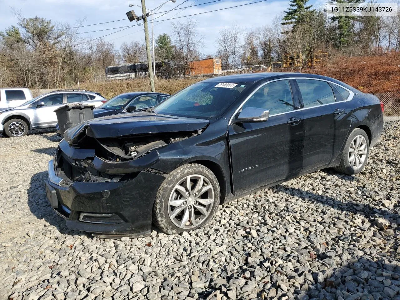 2019 Chevrolet Impala Lt VIN: 1G11Z5S39KU143726 Lot: 78160914