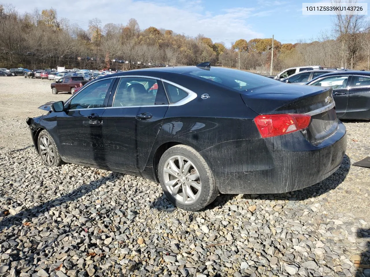 2019 Chevrolet Impala Lt VIN: 1G11Z5S39KU143726 Lot: 78160914