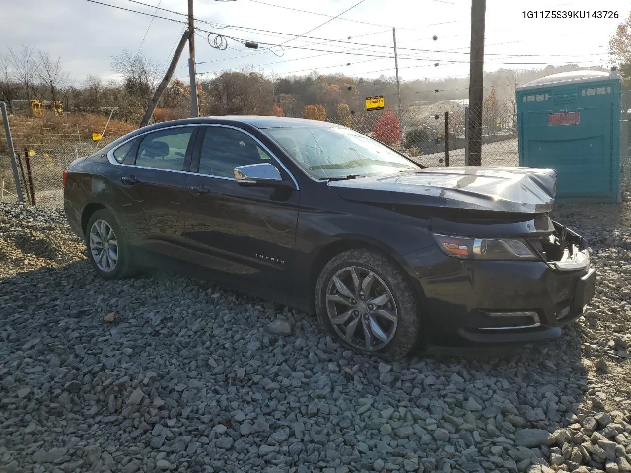 1G11Z5S39KU143726 2019 Chevrolet Impala Lt