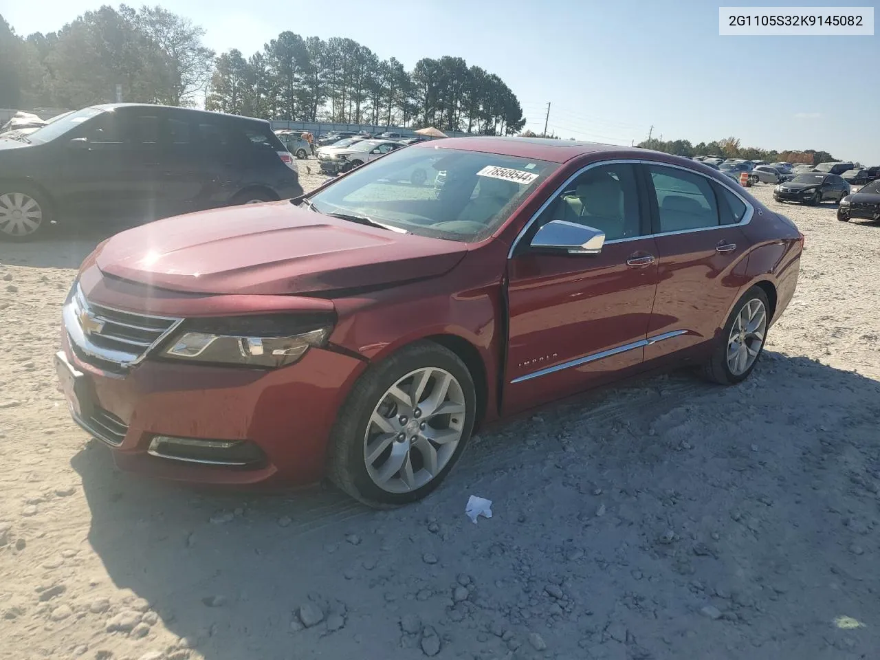 2019 Chevrolet Impala Premier VIN: 2G1105S32K9145082 Lot: 78509544