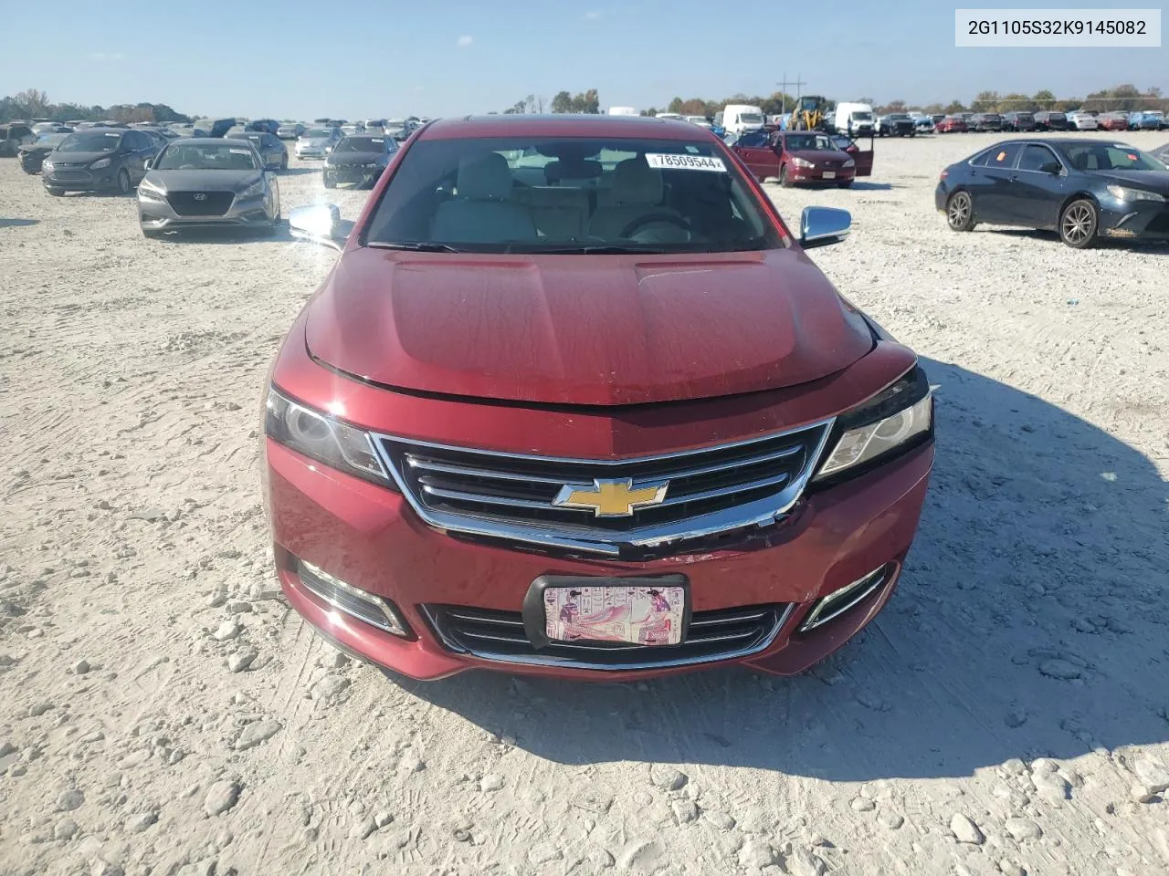 2019 Chevrolet Impala Premier VIN: 2G1105S32K9145082 Lot: 78509544