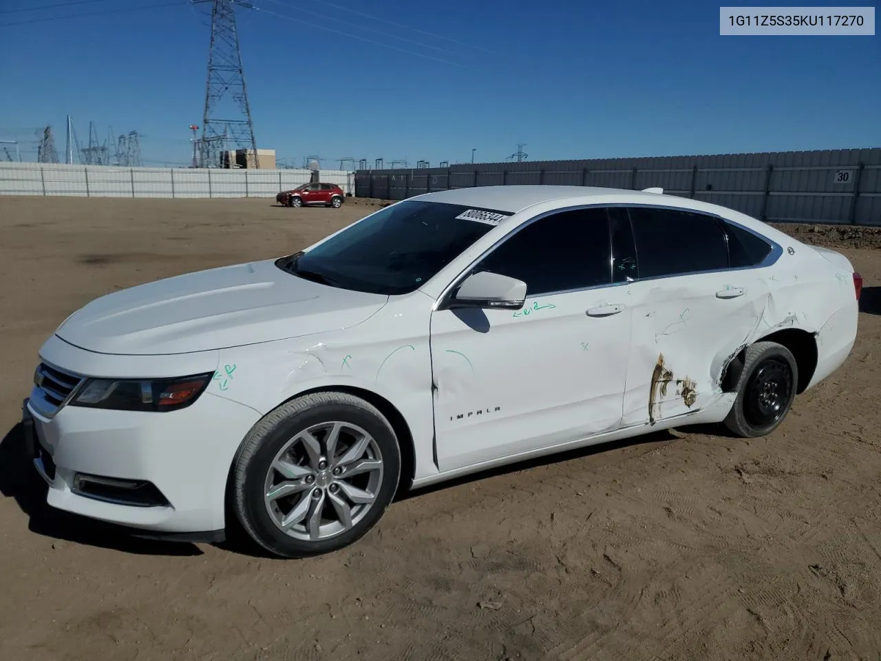 2019 Chevrolet Impala Lt VIN: 1G11Z5S35KU117270 Lot: 80066344