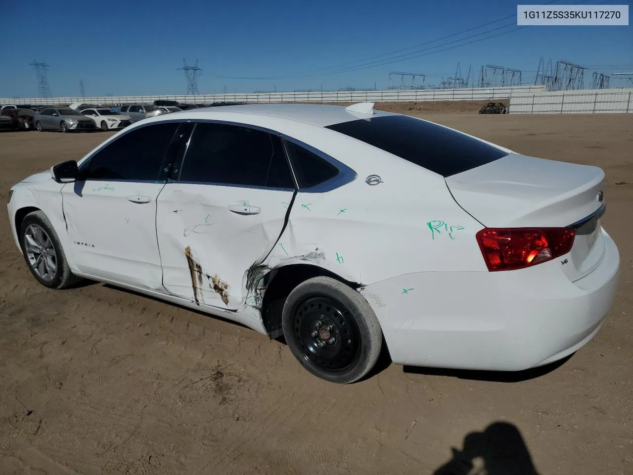 2019 Chevrolet Impala Lt VIN: 1G11Z5S35KU117270 Lot: 80066344