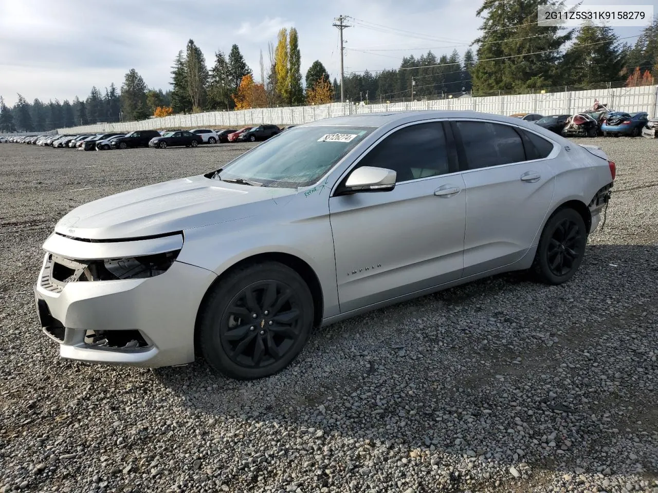 2019 Chevrolet Impala Lt VIN: 2G11Z5S31K9158279 Lot: 80126274