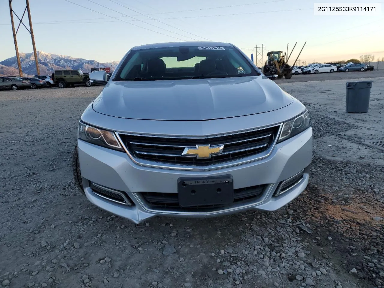 2019 Chevrolet Impala Lt VIN: 2G11Z5S33K9114171 Lot: 80911524