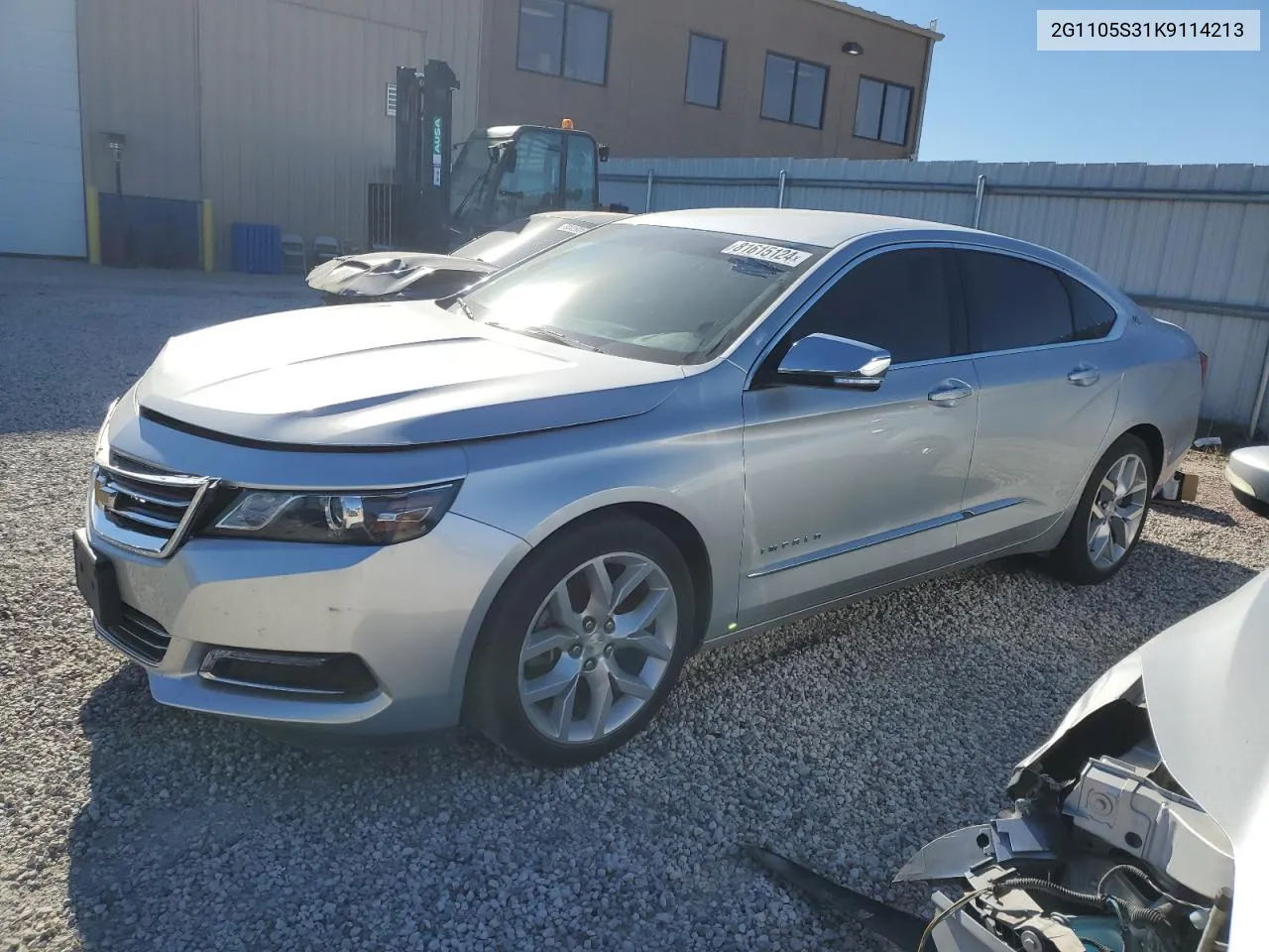 2019 Chevrolet Impala Premier VIN: 2G1105S31K9114213 Lot: 81615124