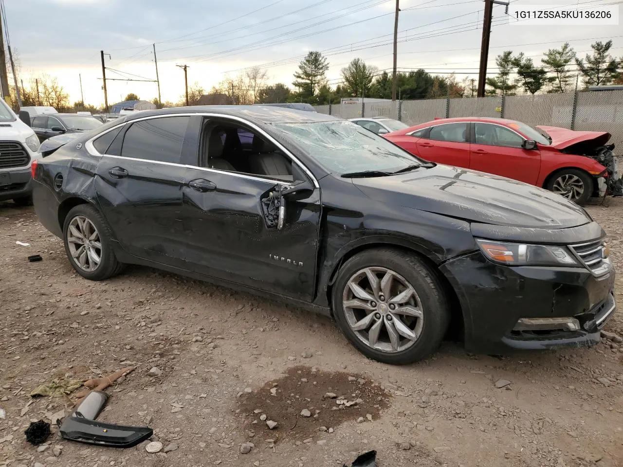 2019 Chevrolet Impala Lt VIN: 1G11Z5SA5KU136206 Lot: 81628844