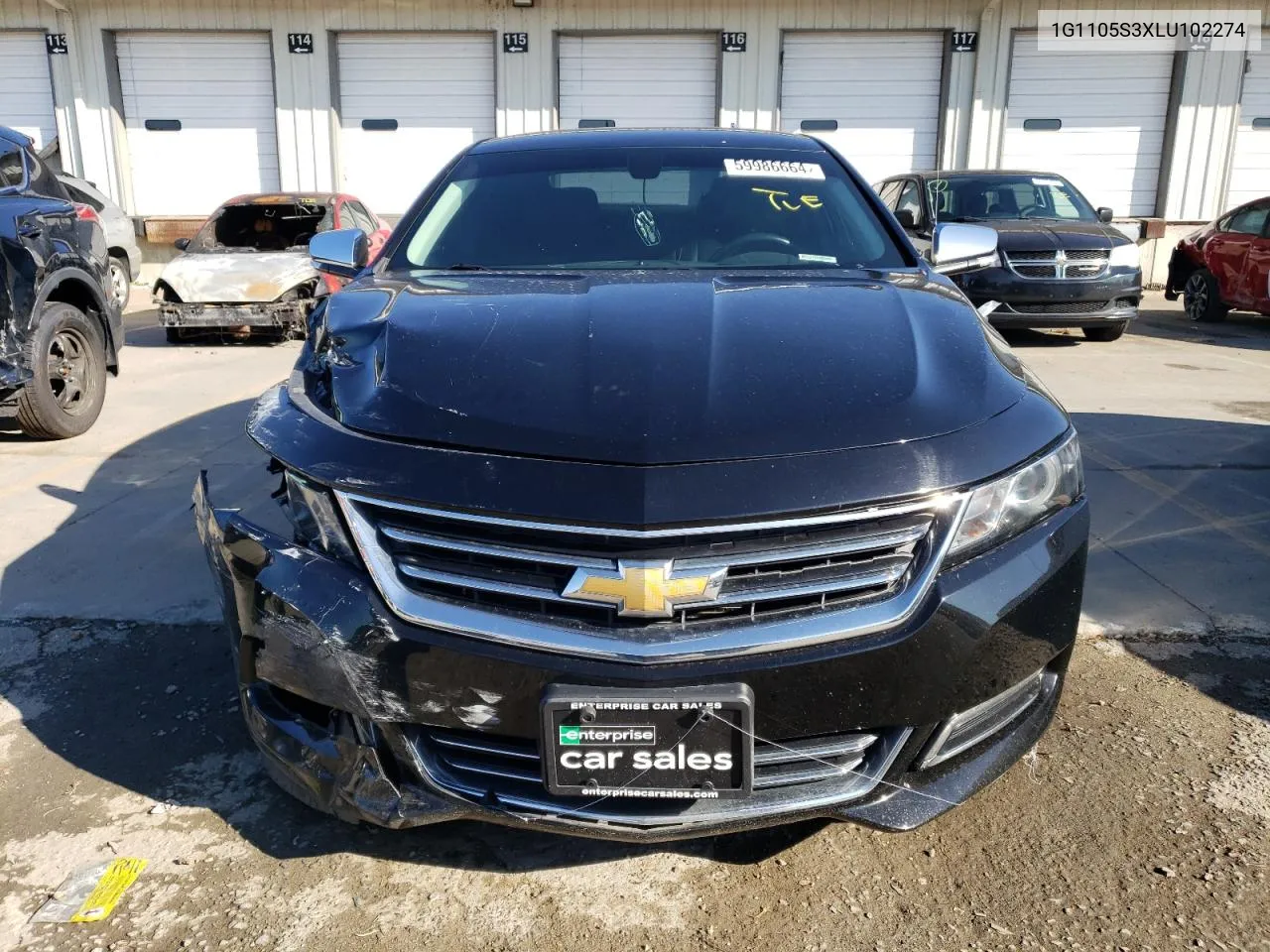 2020 Chevrolet Impala Premier VIN: 1G1105S3XLU102274 Lot: 59986664