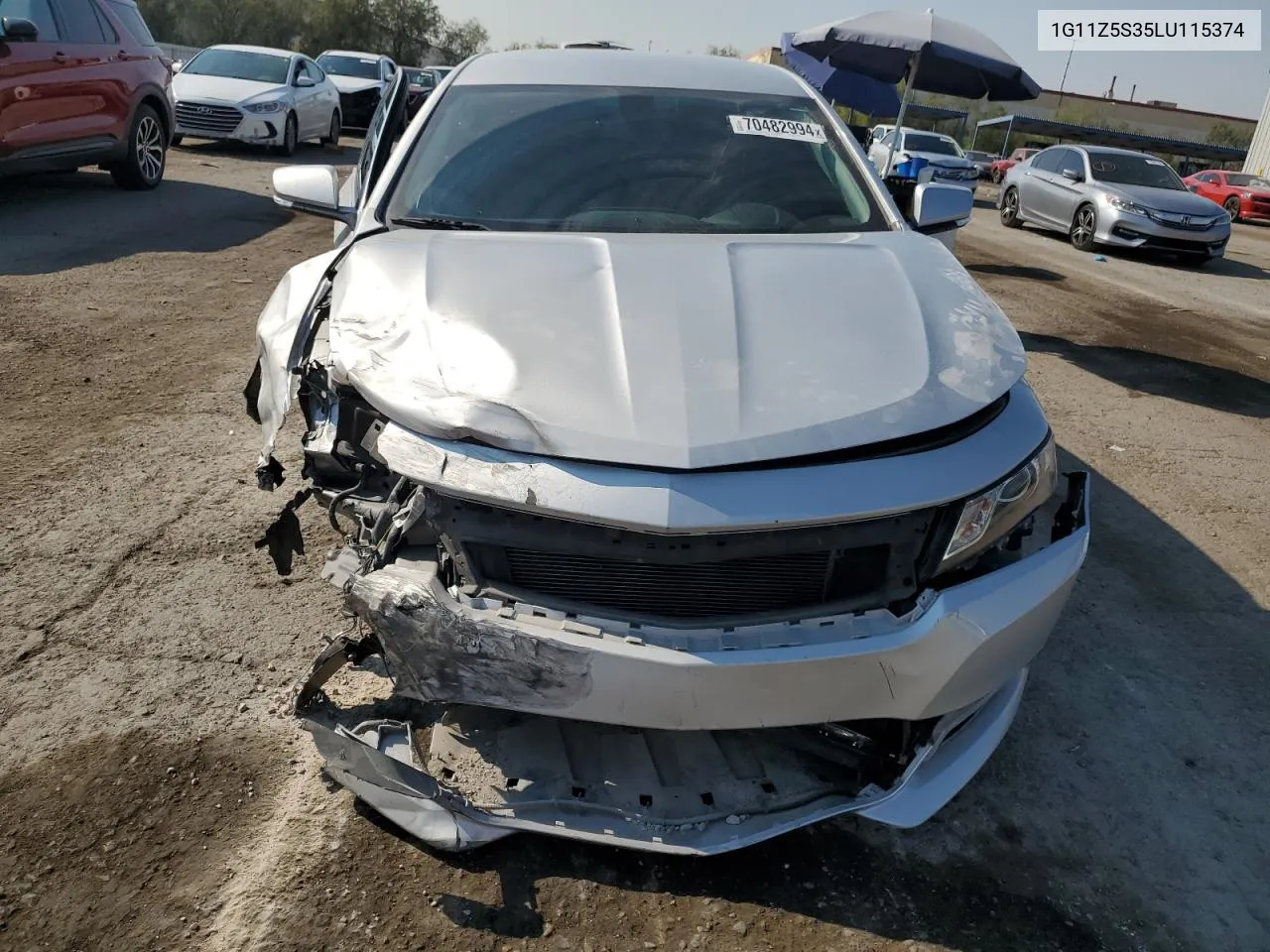 1G11Z5S35LU115374 2020 Chevrolet Impala Lt