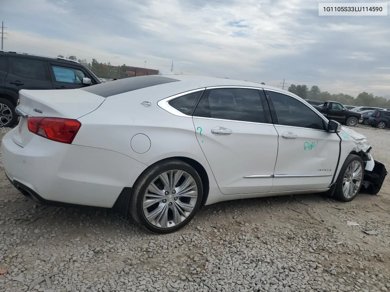 2020 Chevrolet Impala Premier VIN: 1G1105S33LU114590 Lot: 71386574