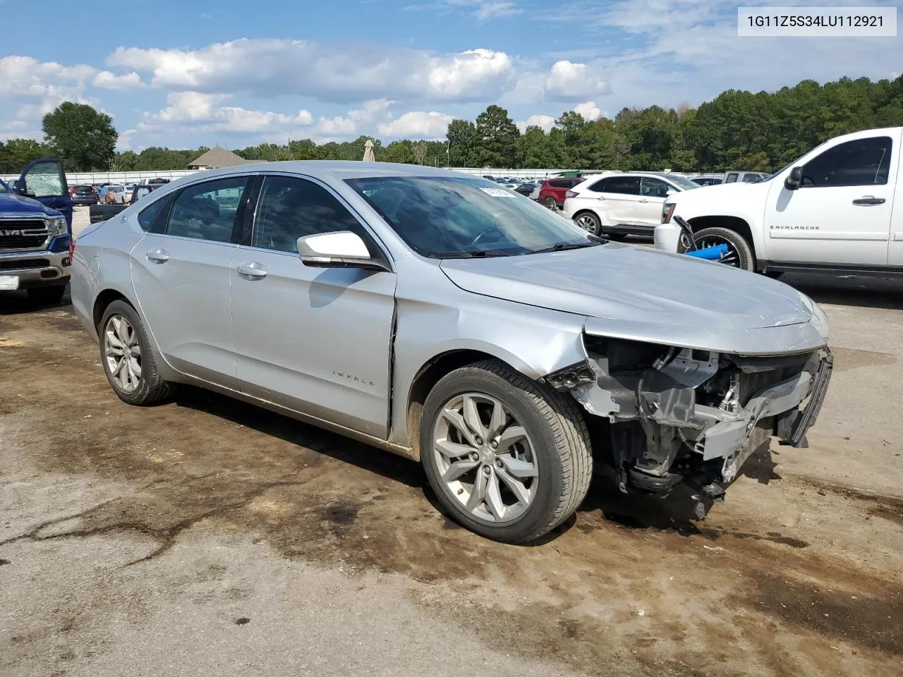 2020 Chevrolet Impala Lt VIN: 1G11Z5S34LU112921 Lot: 74127624