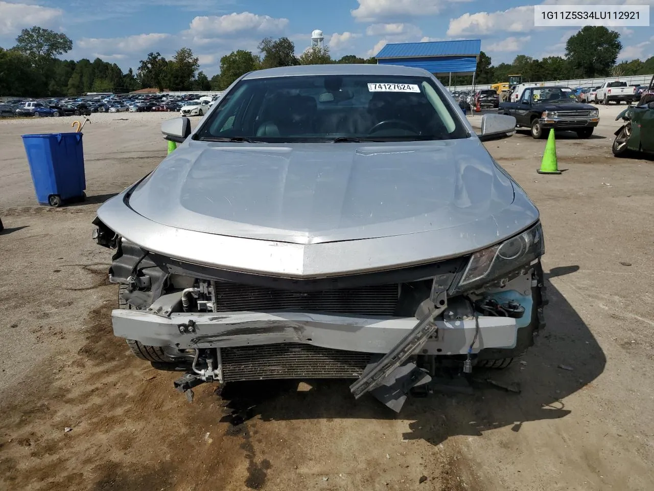 2020 Chevrolet Impala Lt VIN: 1G11Z5S34LU112921 Lot: 74127624