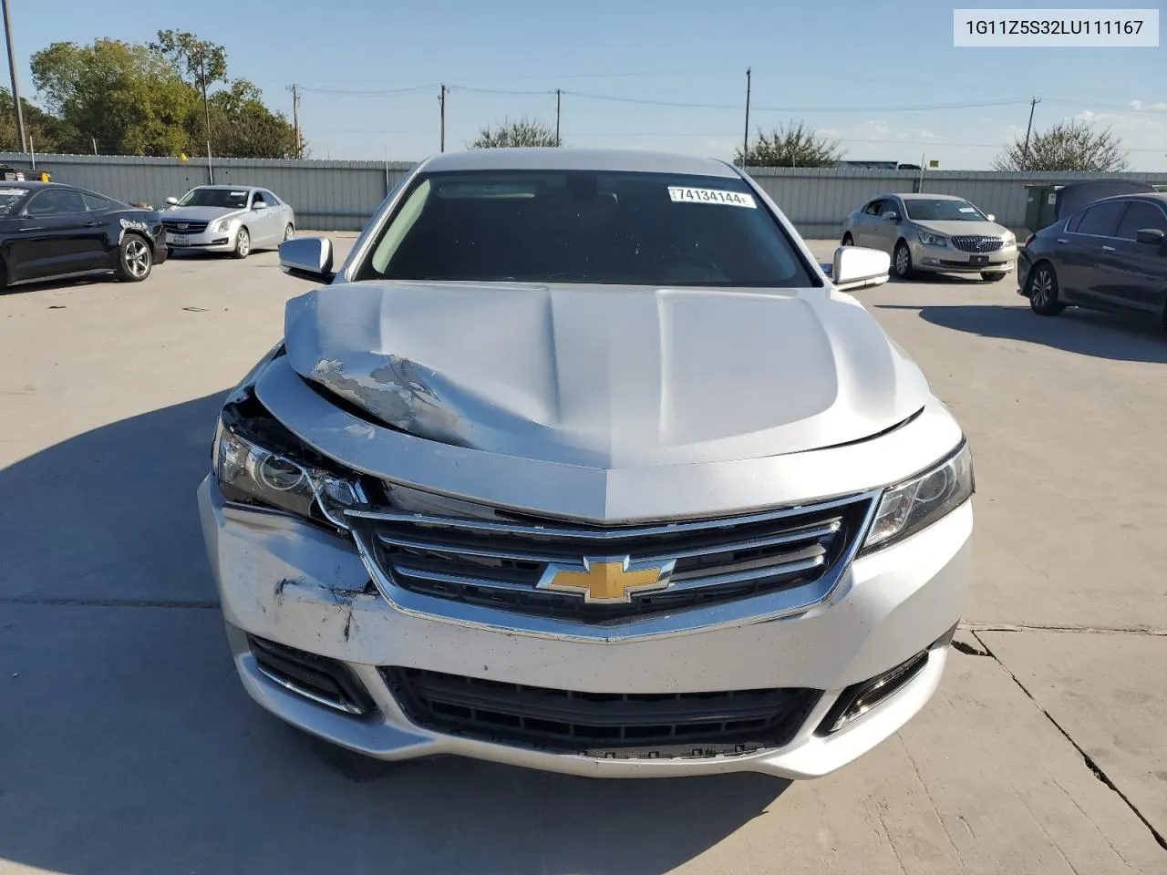 2020 Chevrolet Impala Lt VIN: 1G11Z5S32LU111167 Lot: 74134144