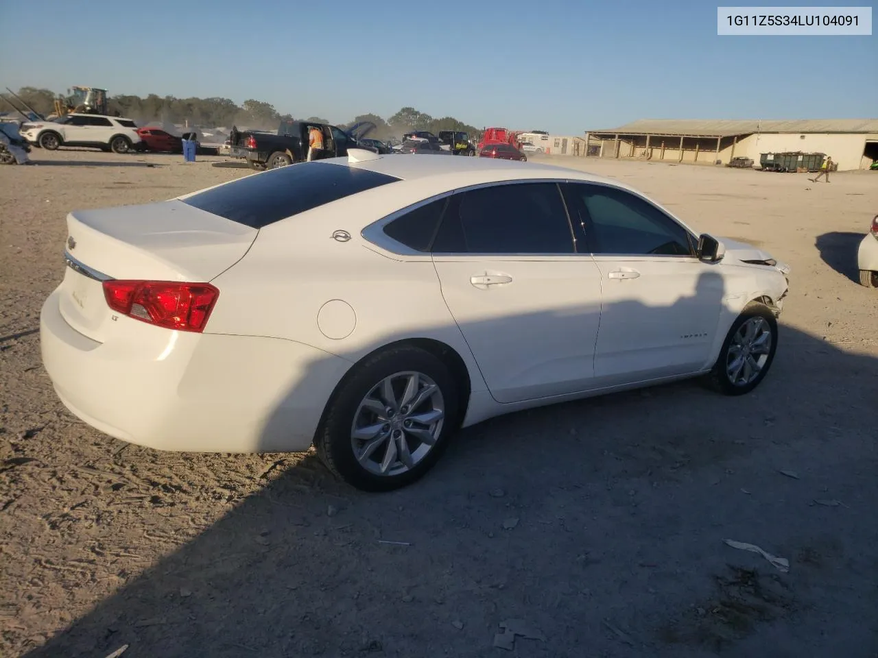 2020 Chevrolet Impala Lt VIN: 1G11Z5S34LU104091 Lot: 75414424