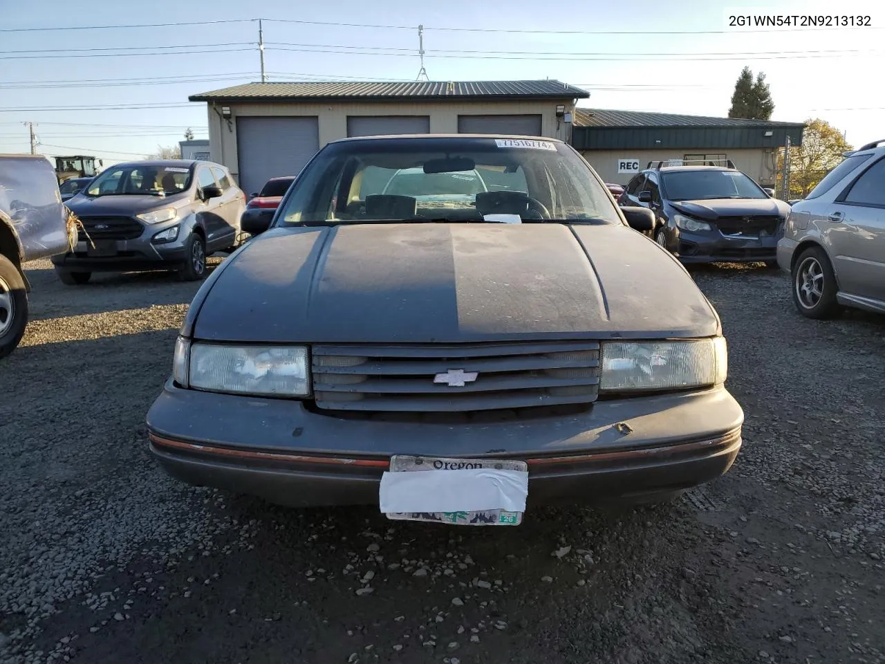 1992 Chevrolet Lumina Euro VIN: 2G1WN54T2N9213132 Lot: 77516774