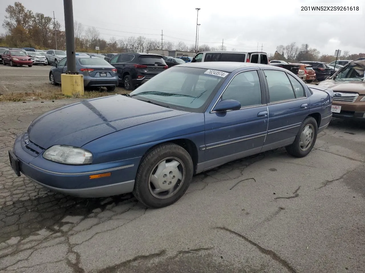 1995 Chevrolet Lumina Ls VIN: 2G1WN52X2S9261618 Lot: 76243574