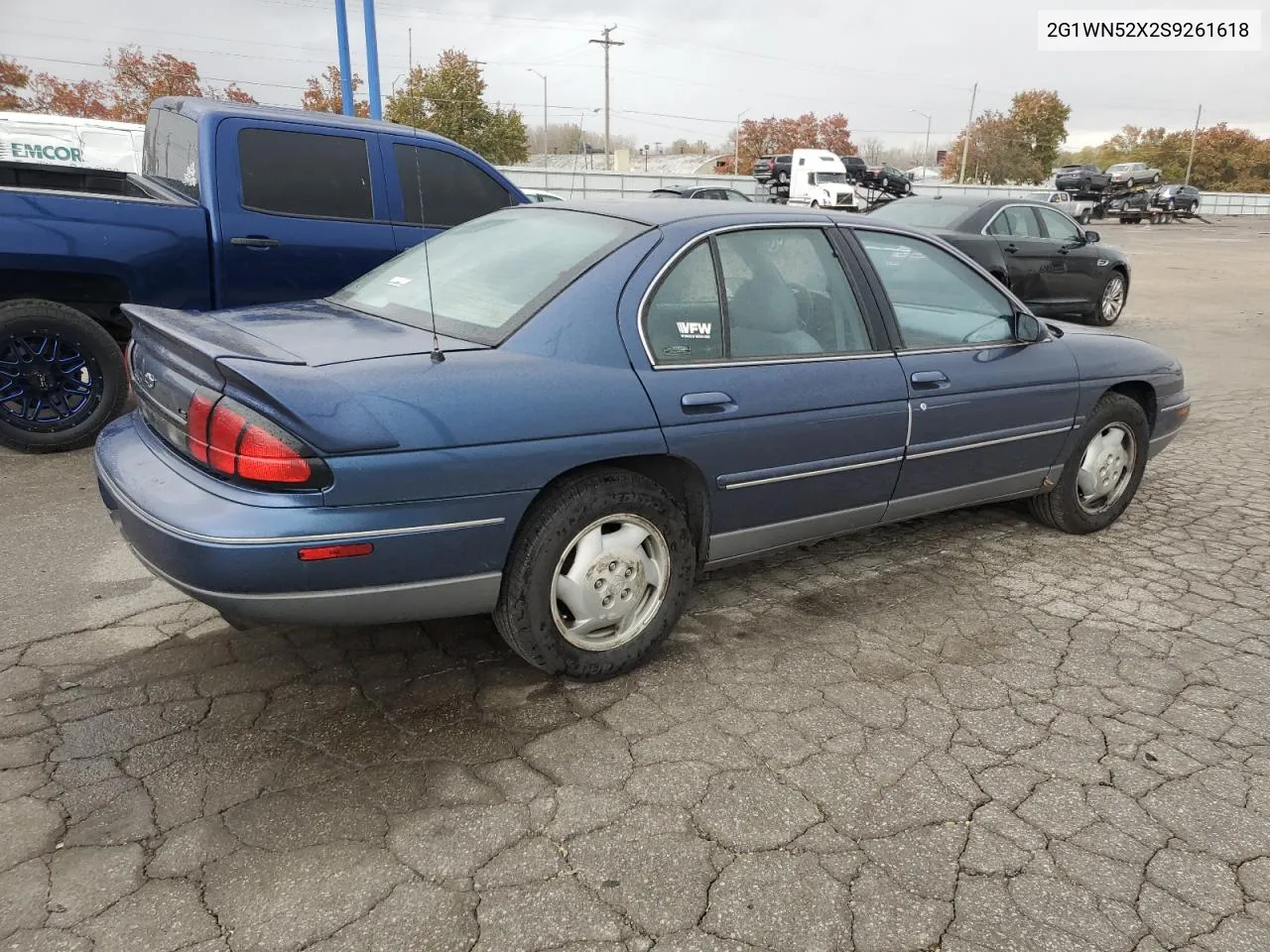 1995 Chevrolet Lumina Ls VIN: 2G1WN52X2S9261618 Lot: 76243574