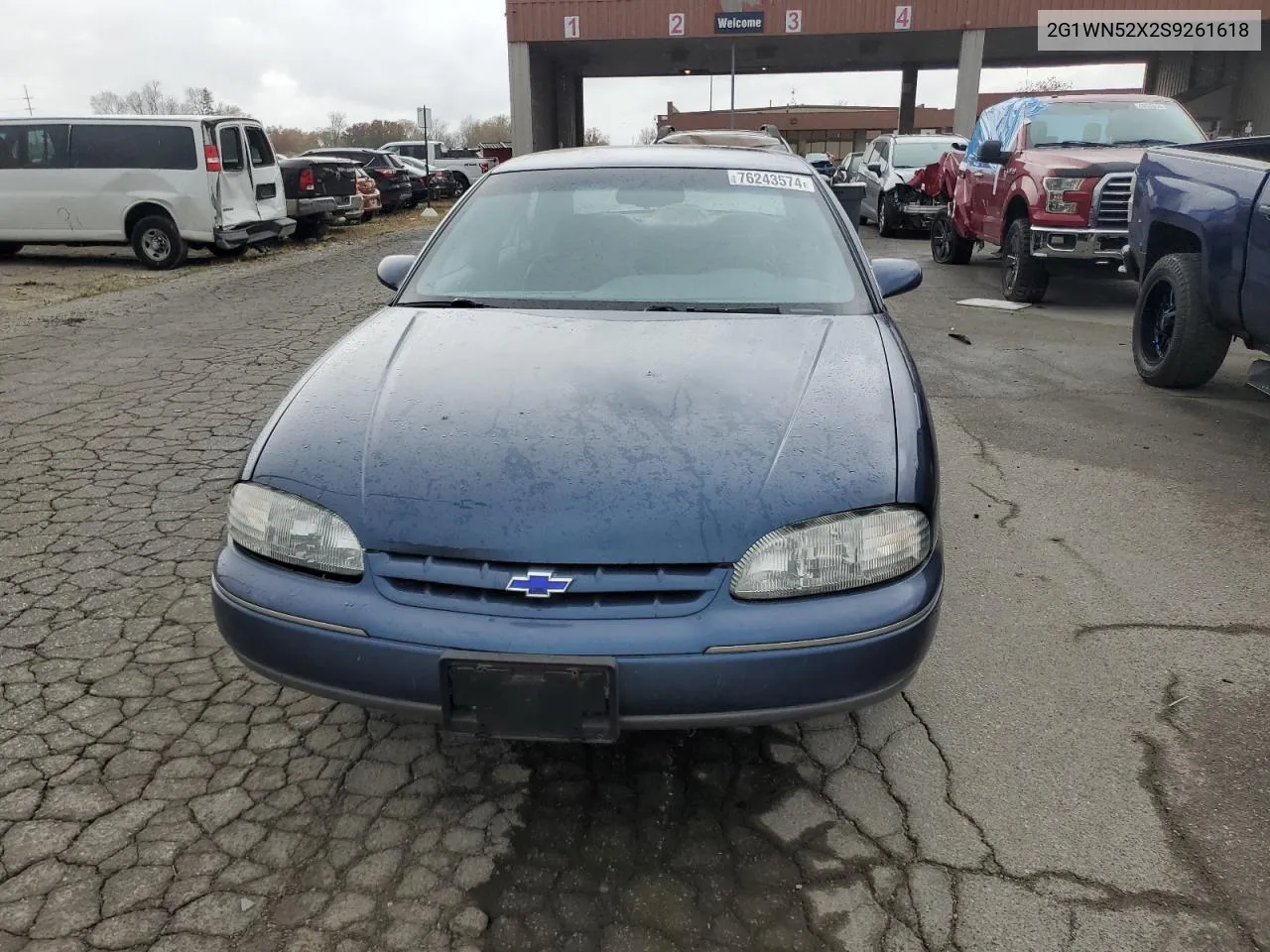 1995 Chevrolet Lumina Ls VIN: 2G1WN52X2S9261618 Lot: 76243574