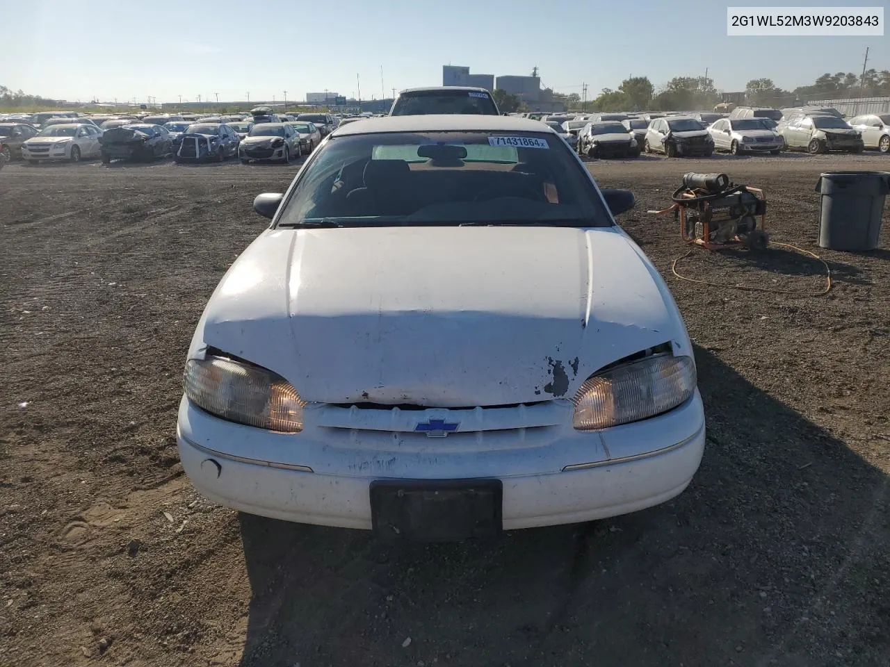 1998 Chevrolet Lumina Base VIN: 2G1WL52M3W9203843 Lot: 71431864