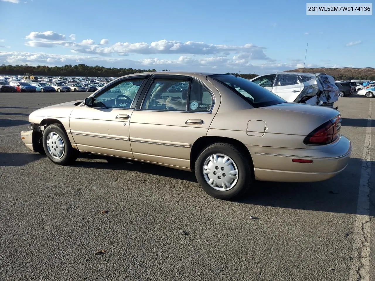 1998 Chevrolet Lumina Base VIN: 2G1WL52M7W9174136 Lot: 76007384