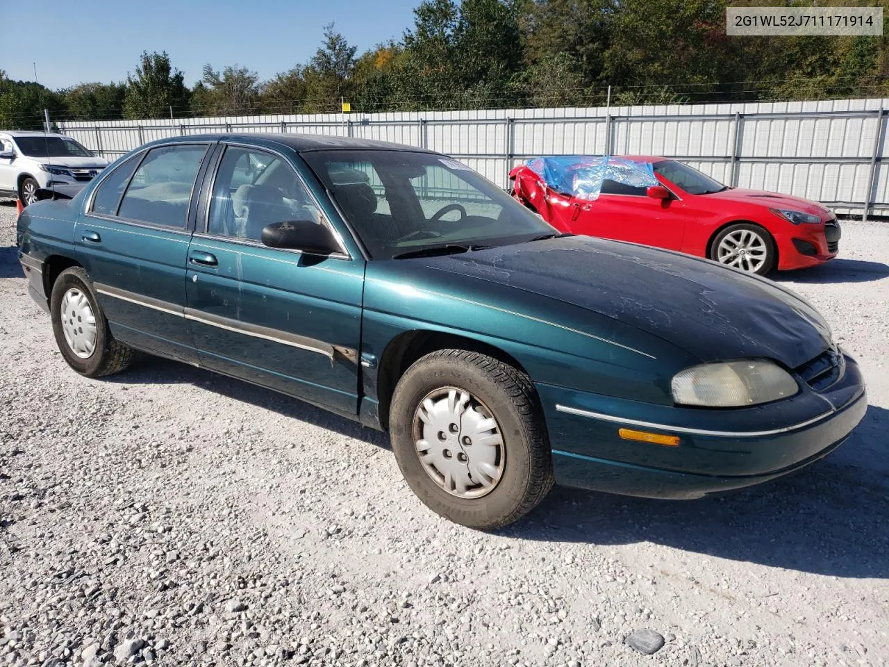 2001 Chevrolet Lumina VIN: 2G1WL52J711171914 Lot: 74726524