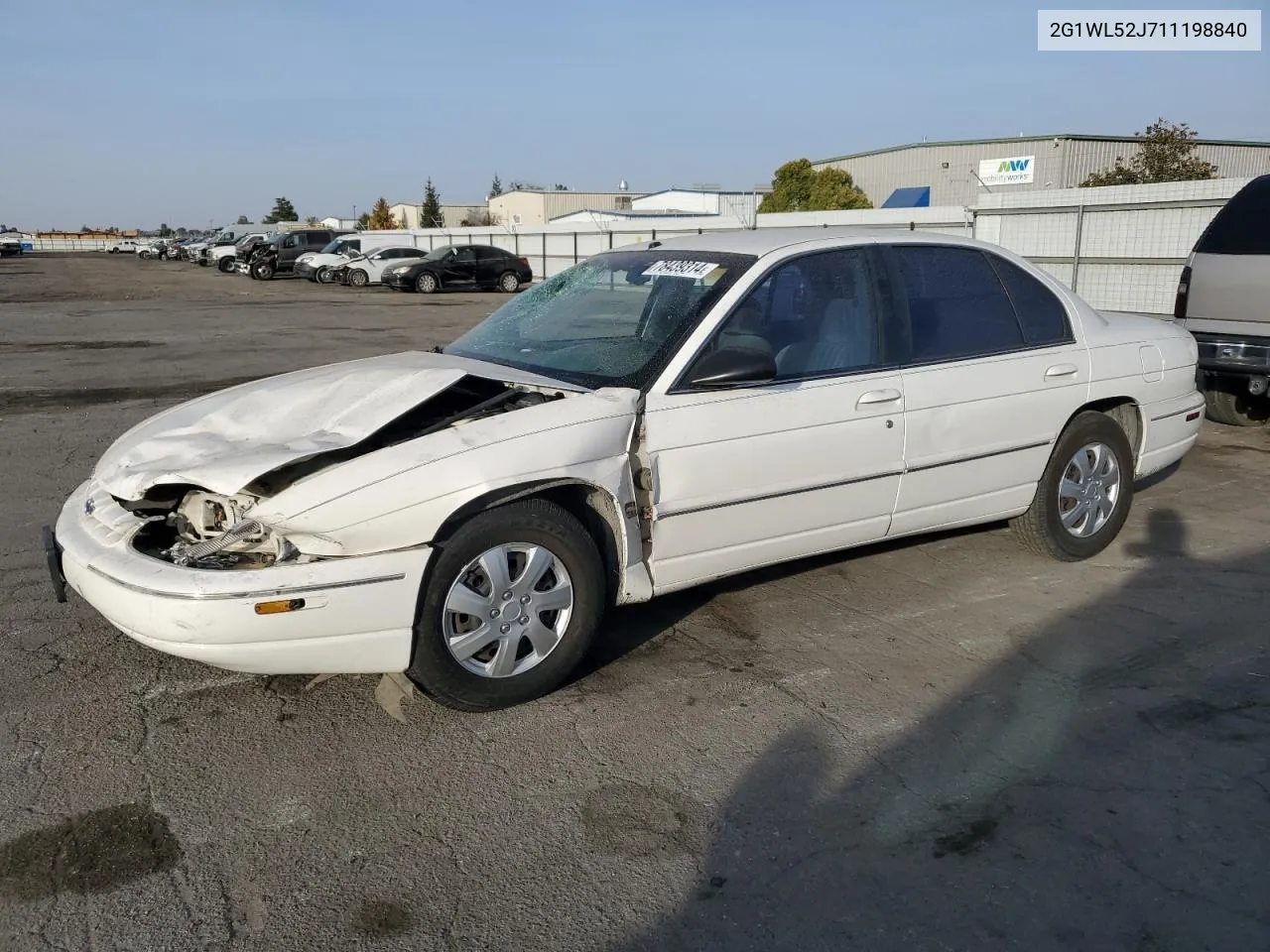 2001 Chevrolet Lumina VIN: 2G1WL52J711198840 Lot: 78439314