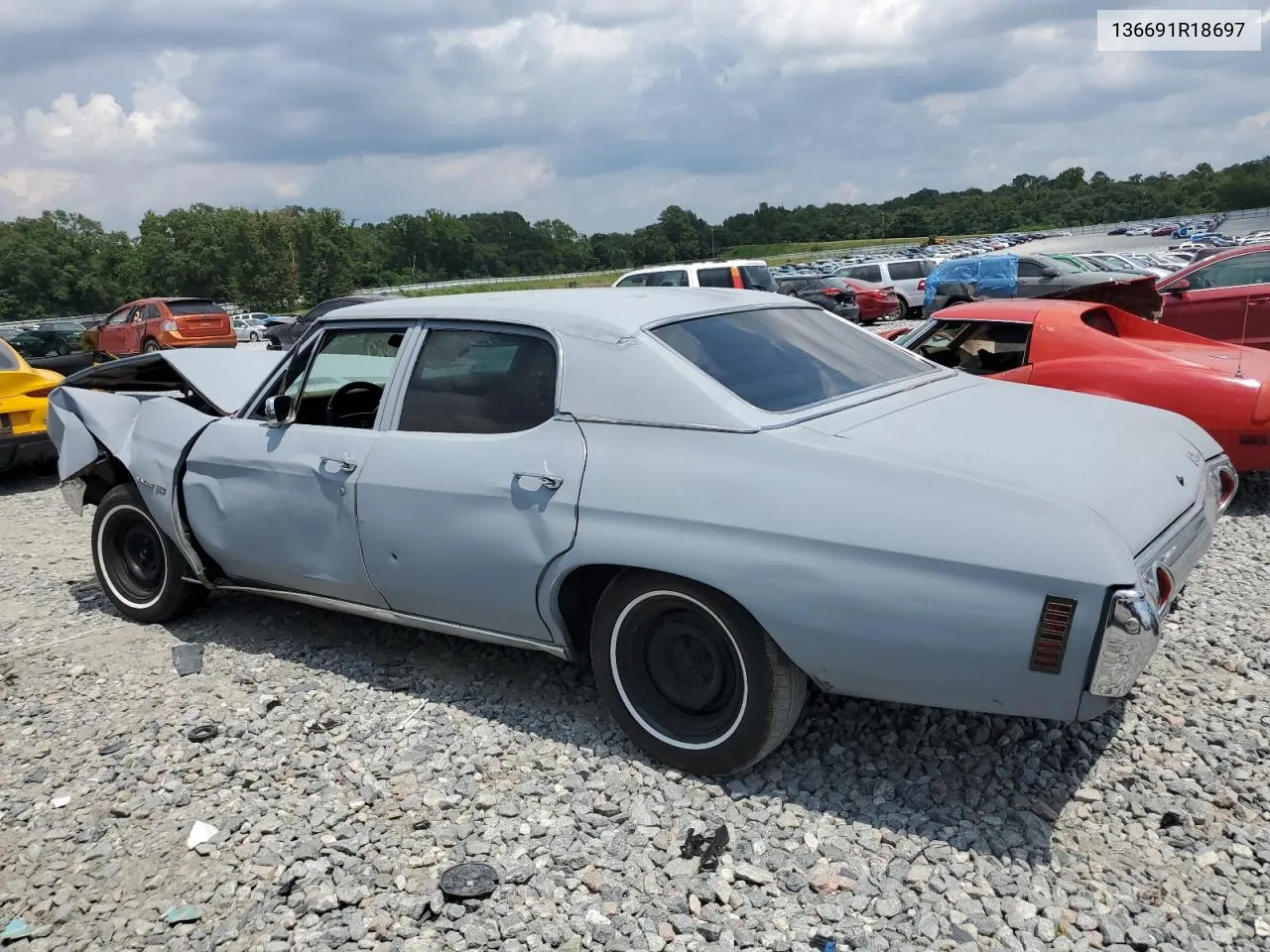 1971 Chevrolet Malibu Cla VIN: 136691R18697 Lot: 67020554