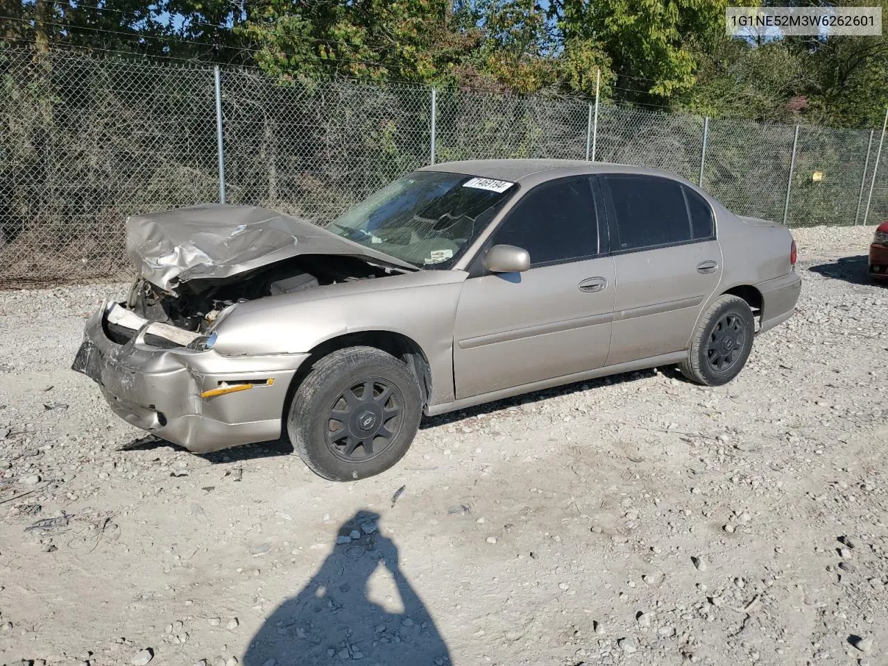 1998 Chevrolet Malibu Ls VIN: 1G1NE52M3W6262601 Lot: 71469194